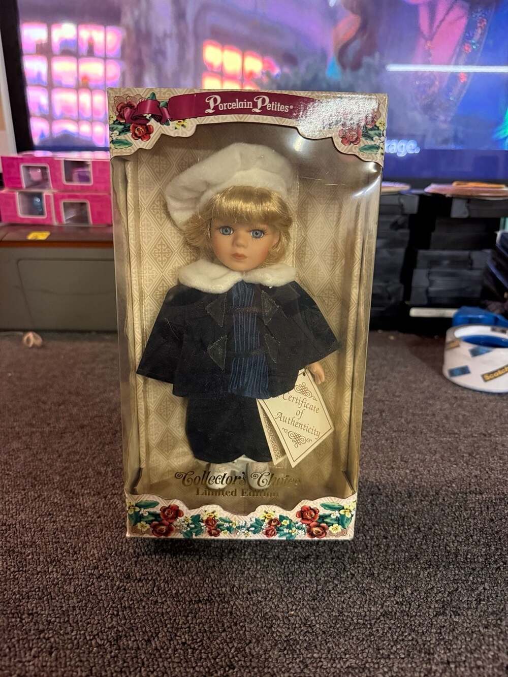 Dan Dee Collector's Choice Porcelain Petites Limited Edition Porcelain Doll in B